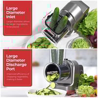 مبشرة جبن كهربائية احترافية بقدرة 250 واط