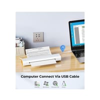 طابعة حرارية لون ابيض