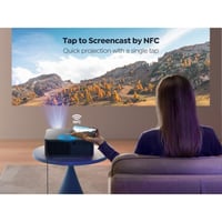 يابر - K2s بروجكتر ذكي محمول مع مكبر صوت جي بي ال...