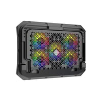 ميشن – قاعدة تبريد لابتوب قيمنج بإضاءة RGB وخمس مر...