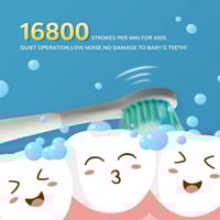 فرشاة أسنان كهربائية للأطفال من Apiyoo - ازرق