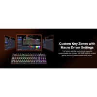 ميشن – لوحة مفاتيح ميكانيكية للألعاب حجم 80% هوت س...