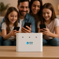 انترنت جو GO منزلي لا محدود باشتراك 12شهر بدون است...