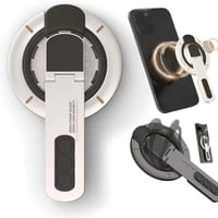 غوجي - حامل هاتف مغناطيسي دوار مع مسكة سيليكونية -...