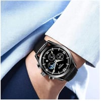 نيبوسي - ساعات يد كرونوغراف للرجال بشاشة عرض انالو...