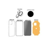 اي توب - بكج كامل حماية شاشة وظهر وعدسات لأجهزة ال...