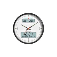 الحرمين - ساعة حائط بتوقيت مزدوج مقاس 35.6×35.6 cm...