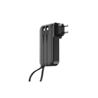 وي وو - شاحن جداري متعدد الرؤوس مع باور بانك سعة 1...