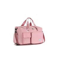 شنطة دفل للسفر والالعاب الرياضية لون زهري