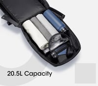 ألوت - حقيبة ظهر للابتوب بسعة 20.5 لتر - اسود