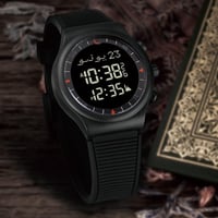 الفجر - ساعة رياضية مقاومة للماء بميزة معرفة الصلو...