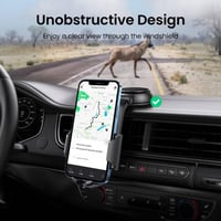 يوجرين - حامل جوال مغناطيسي أسود