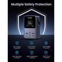 يوجرين - بطارية متنقلة بـ3 منافذ USB-C ومنفذين USB...