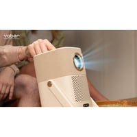 يابر - T2 PLUS بروجكتر محمول مع بطارية مدمجة مع مك...