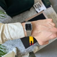 كاسيو - ساعة انالوج للجنسين بحركة كوارتز وسوار من...