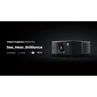 يابر - K3 بروجكتر ذكي محمول مع مكبر صوت جي بي ال م...