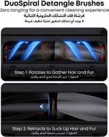 يوفي - مكنسة كهربائية E25 ، روبوت مع ممسحة بنظام ه...