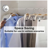 حبل ملابس تلسكوبي بطول 2.8 متر