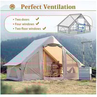 خيمة تخييم مقاومة للماء تسع لـ 3-8 اشخاص