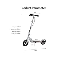 سكوتر - ركل قابل للطي قدرة تحمل 150 كجم