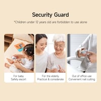 قصاصة اظافر كهربائية اوتوماتيكية بمصباح وسرعتين