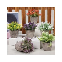 ارتيجرين - مجموعة نباتات زهور صناعية صغيرة من البل...