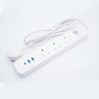 انكر - توصيلة 3 منافذ طاقة ومنفذين USB + بي دي - ا...