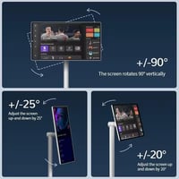 شاشة متنقلة 24 بوصة بنظام اندرويد سعة 128 جيجا رام...