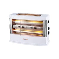 كولين دفاية مستطيلة 1600 واط اتجاهين 4 شمعة ، ابيض