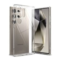 رينكي - جراب حماية حماية لسامسونج S24 Ultra - شفاف...