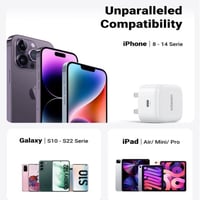 يوجرين - فيش جداري بمنفذ تايب سي بقوة 30 واط - ابي...