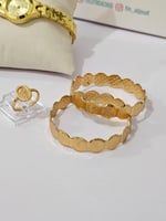 طقم أطفال ذهبي أنيق