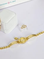 ساعه مع اسوارتين مع خاتم