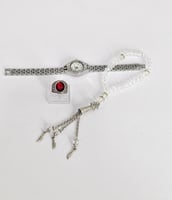 طقم مواليد فضي أنيق - لمسة فخامة لصغيرك