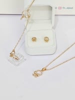 طقم أطفال ذهبي فاخر لإطلالة مميزة