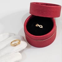 خاتم بنات مطلي ذهب