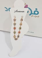 خلخال الفراشات مطلي ذهب