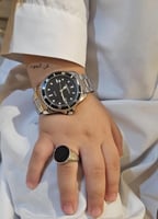 ساعة اولاد مع خاتم متوفر لونين ازرق واسود