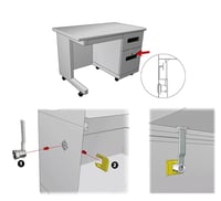 قفل اثاث صيخ قصير 69 ملي