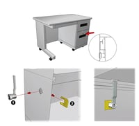 قفل درج صيخ طول الصيخ كامل 93 ملي