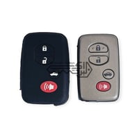 حافظة سيليكون بصمه تويوتا 4 ازارير