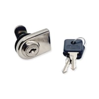 قفل باب دولاب زجاج درفه واحده لون كروم