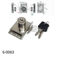 قفل درج مستطيل سحاب