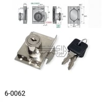 قفل درج مستطيل سحاب