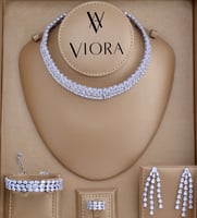 طقم تشوكر تصميم ألماس