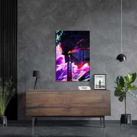 لوحة معدنية | بوستر مقرب لرورونوا زورو من أنمي ون...