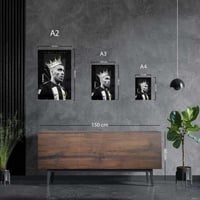 لوحة معدنية تصميم ملكي عبدالرزاق حمدلله