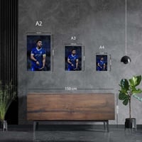 لوحة معدنية احتفال سالم الدوسري الشهير