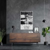 لوحة معدنية | بوستر Fight Club: وجه تايلر بسيجارة...