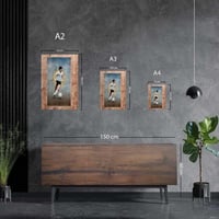 لوحة معدنية | بوستر دييغو مارادونا: تصميم مرسوم با...